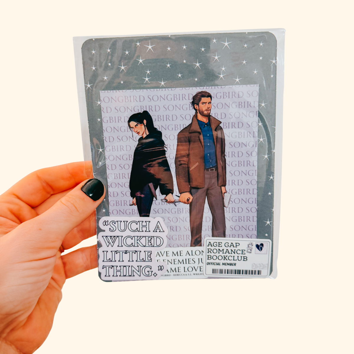 Songbird Themed eReader Kits | Insert, Dust Charm, Stickers, Character Art