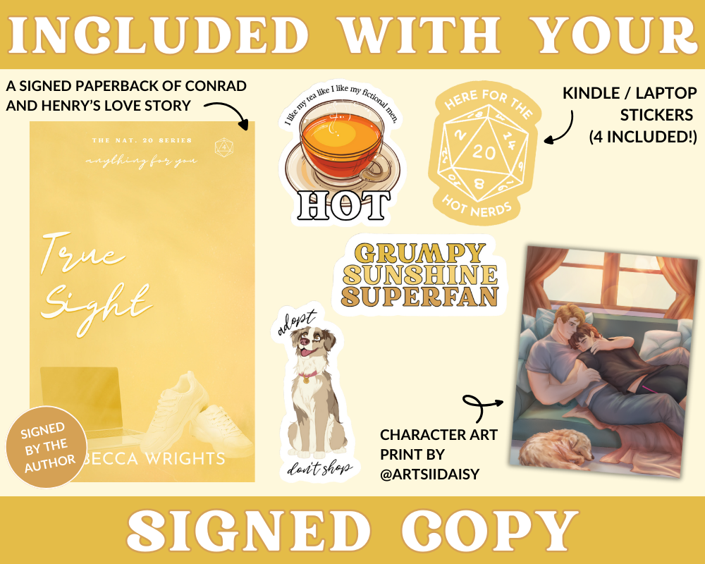 True Sight Signed Paperback | The Nat. 20 Series Book 4