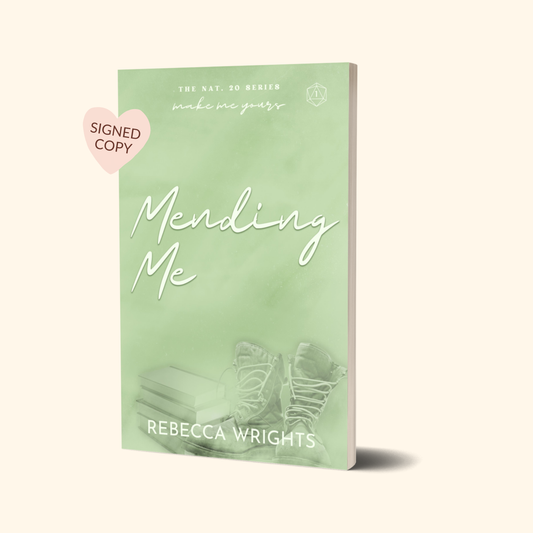Mending Me Signed Paperback | Nat. 20 Series Book 1
