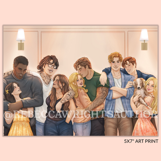 Nat. 20 Family Portrait 5x7 Print | Rebecca Wrights