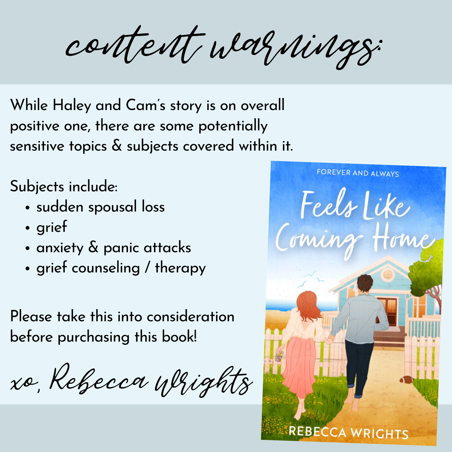 Feels Like Coming Home Signed Paperback