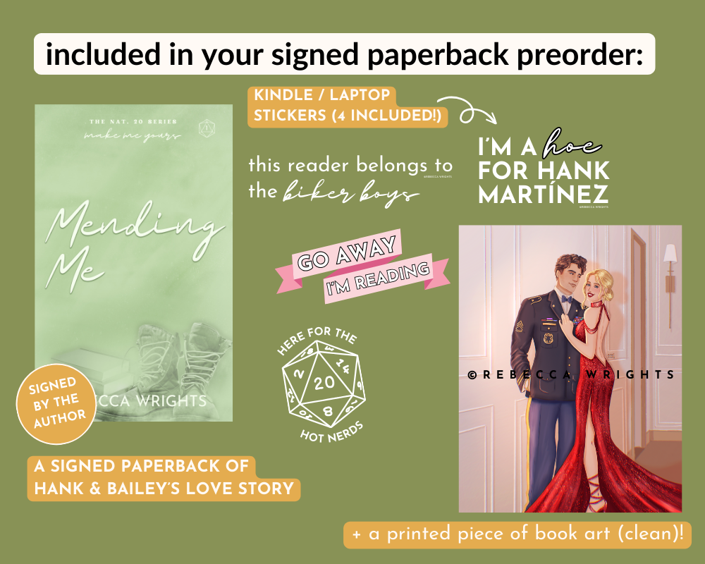 Mending Me by Rebecca Wrights (Signed Copy)