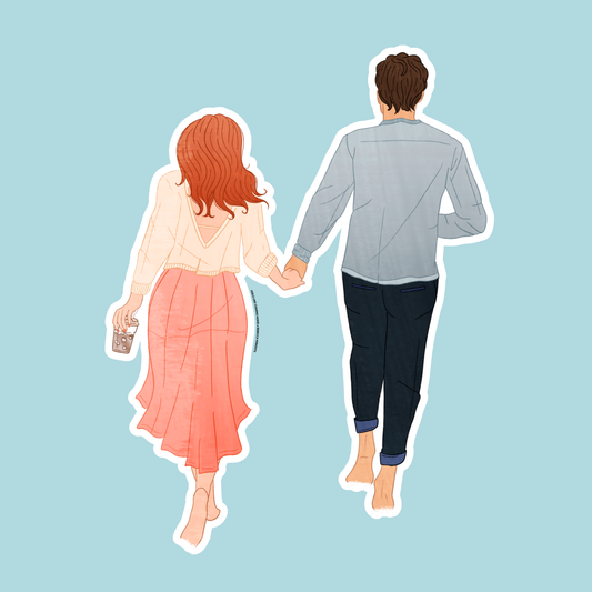 Cam and Haley Couple Sticker | Feels Like Coming Home Couples Sticker | Rebecca Wrights