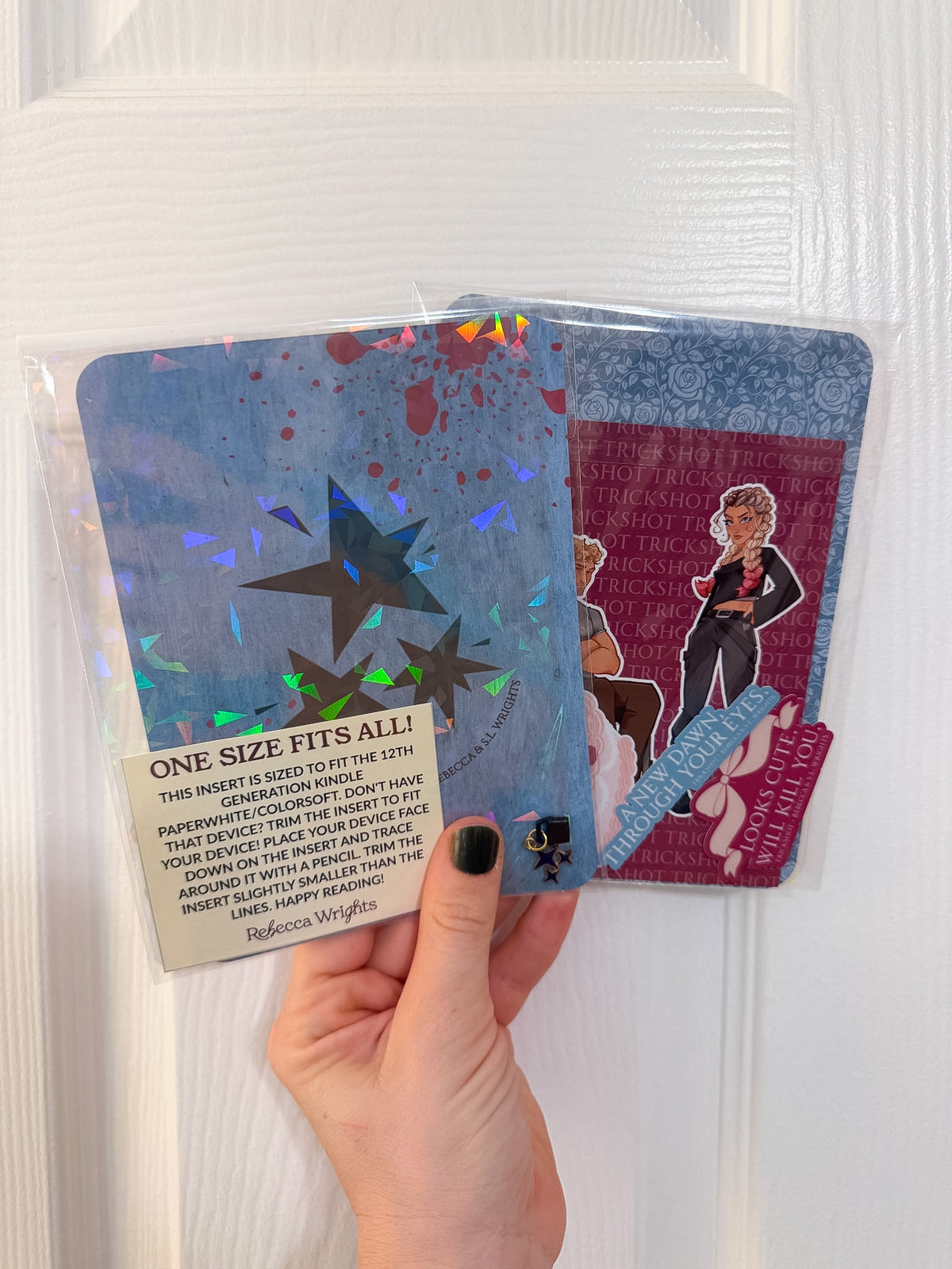 Trickshot Kindle Refresher Kit | Insert, Dust Charm, Stickers, Character Art