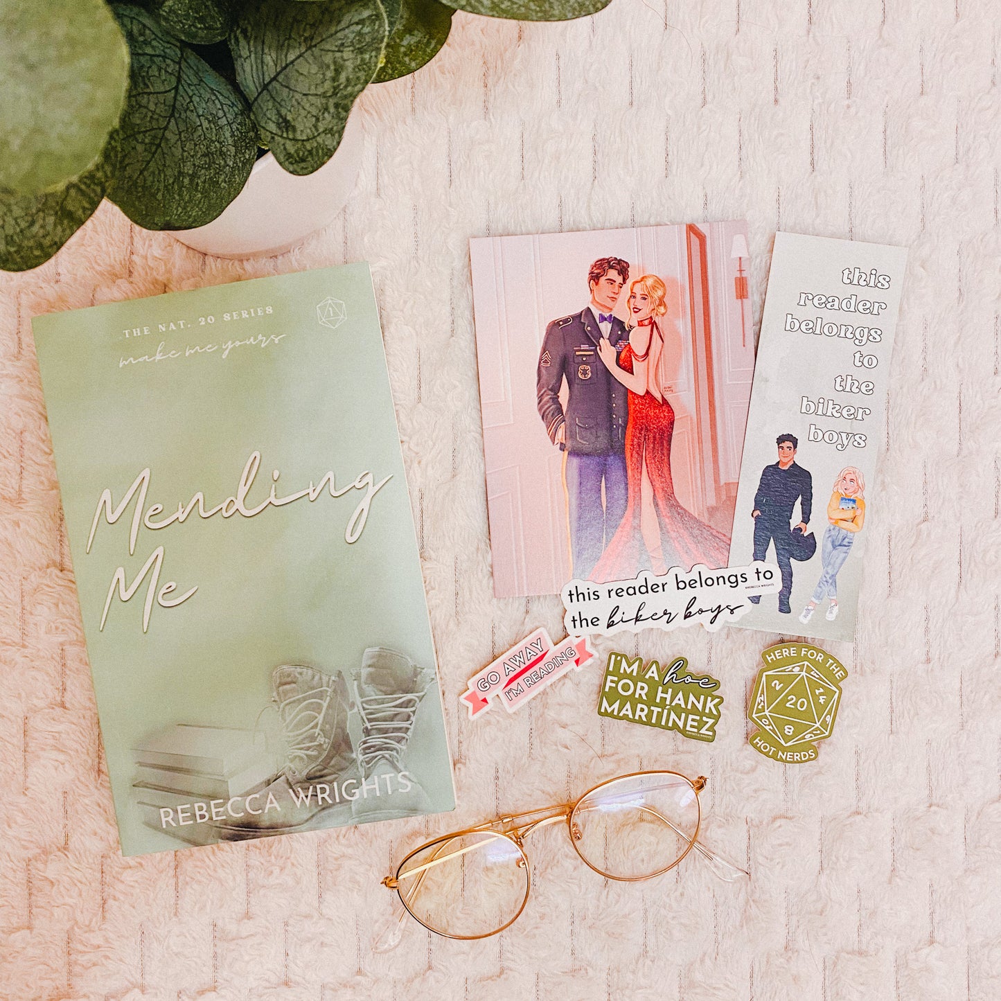 Mending Me Signed Paperback | Nat. 20 Series Book 1