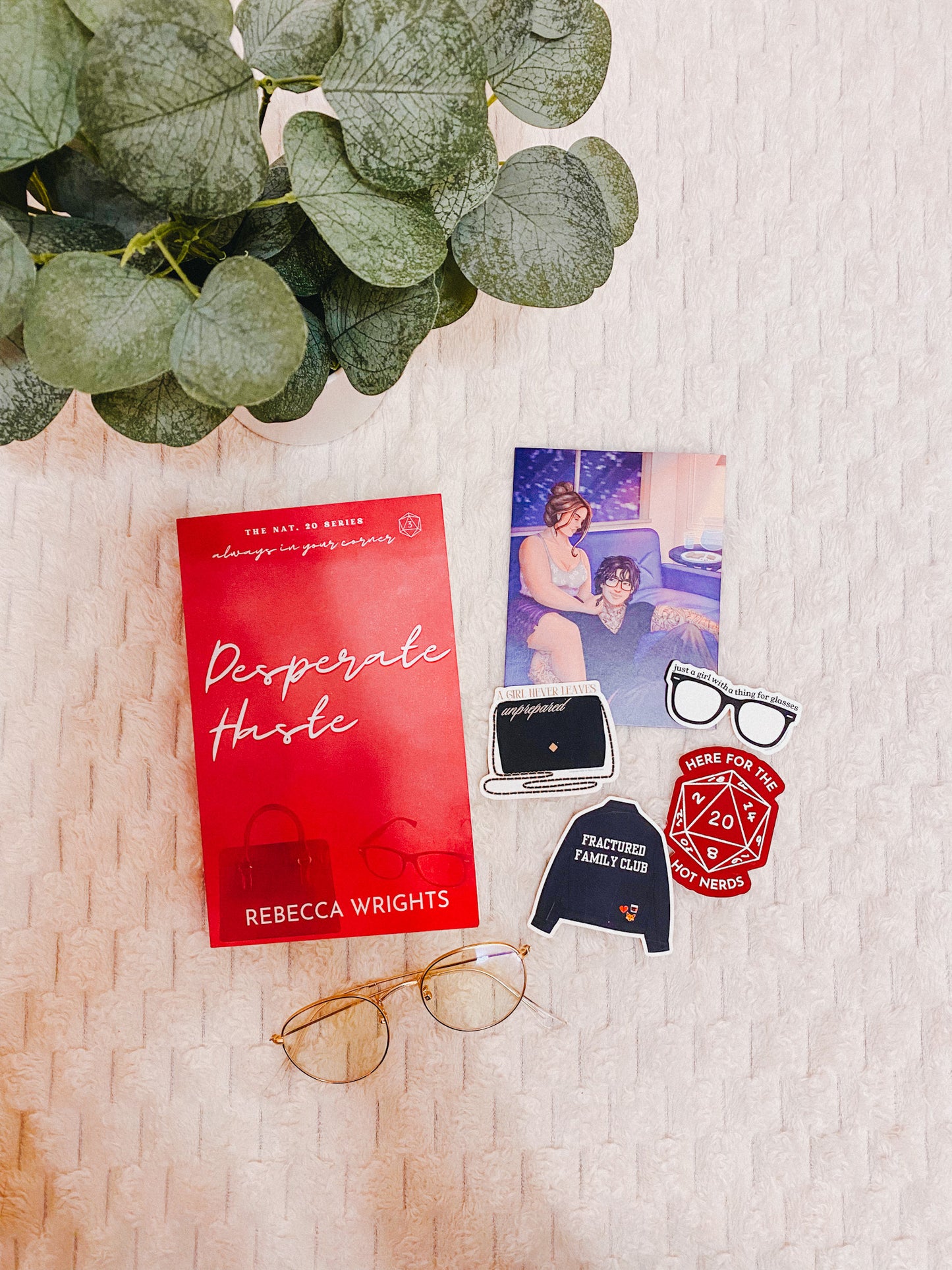 Desperate Haste Signed Paperback | Nat. 20 Series Book 3