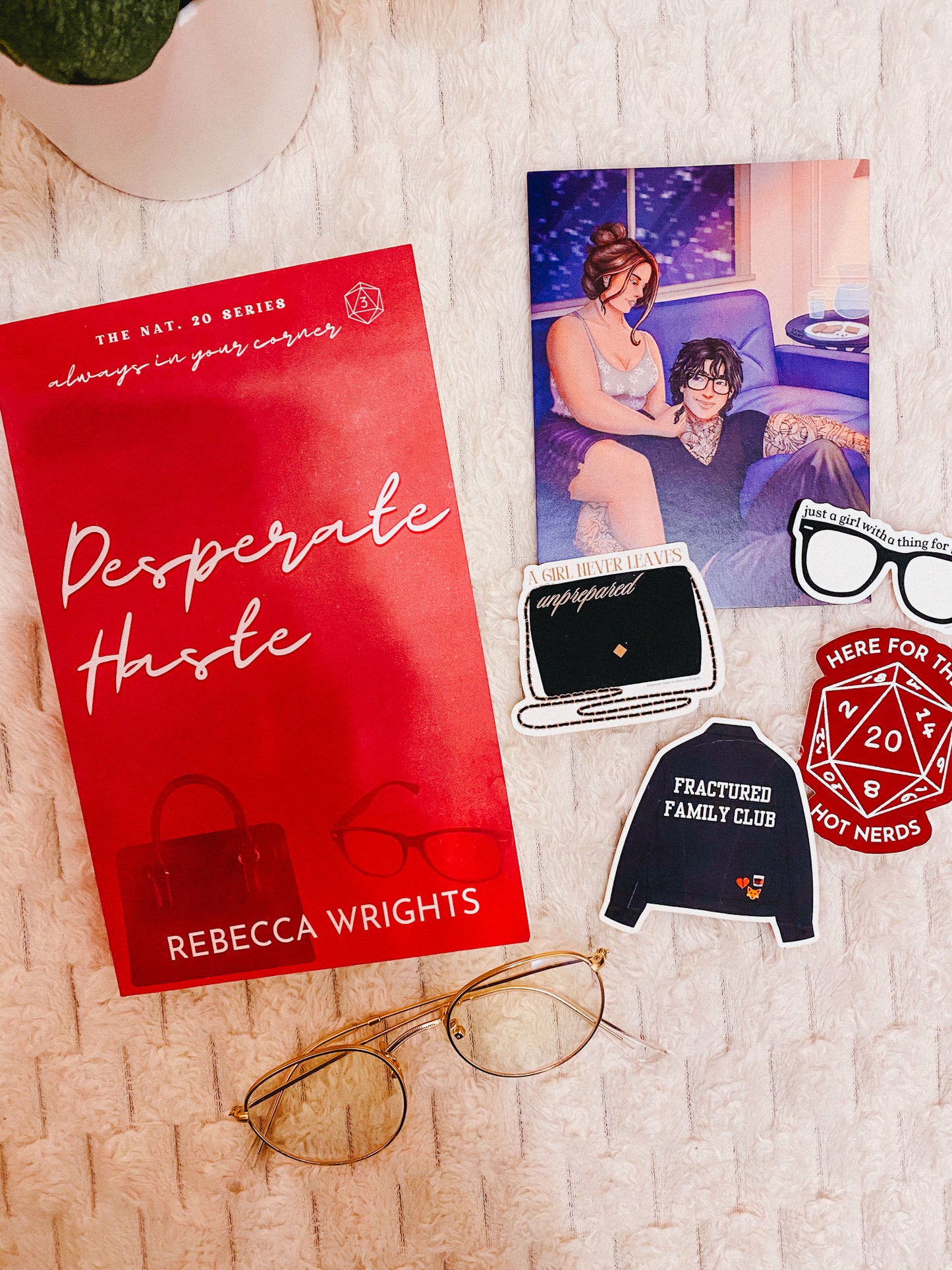 Desperate Haste Signed Paperback | Nat. 20 Series Book 3