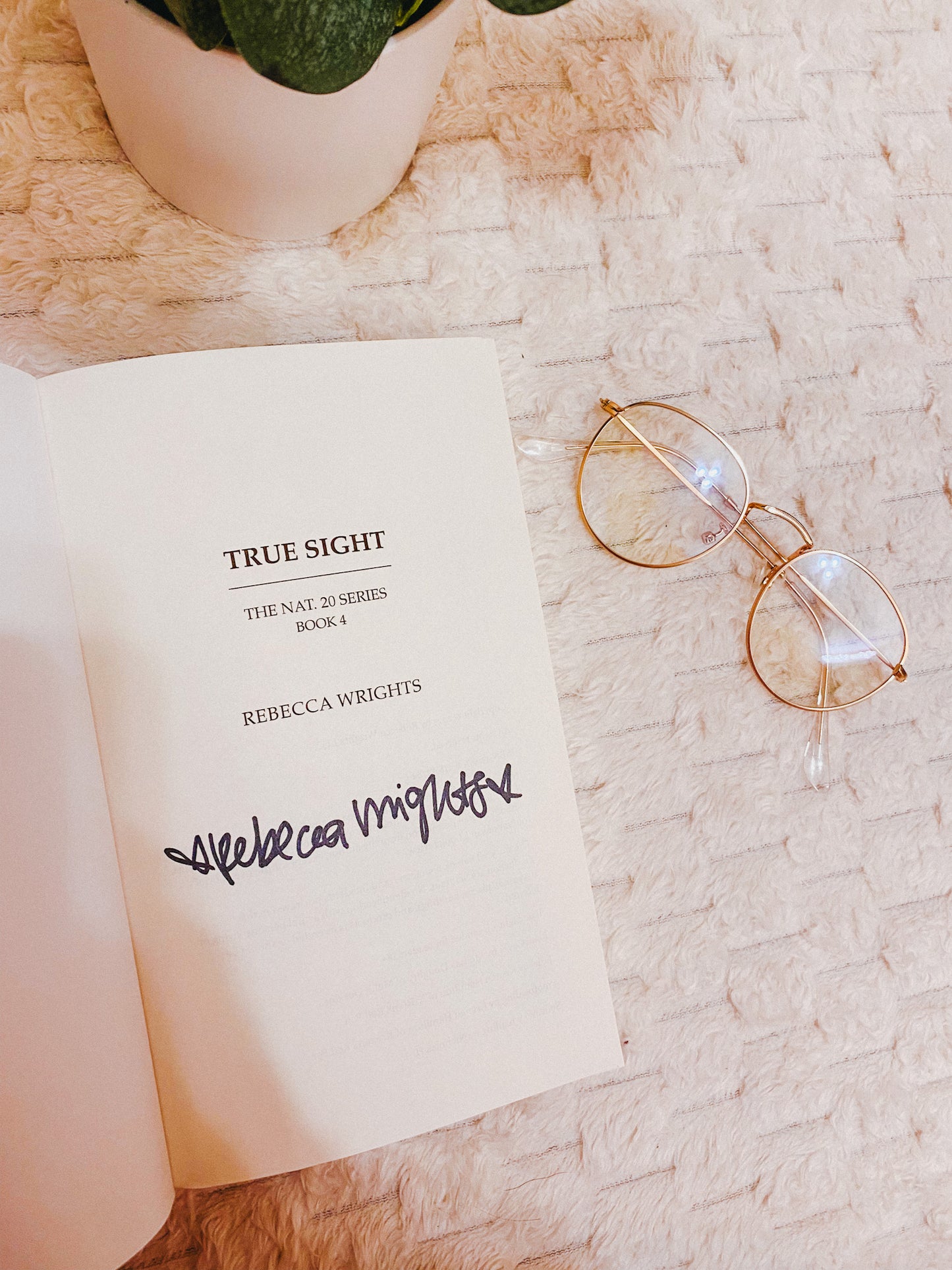 True Sight Signed Paperback | Nat. 20 Series Book 4