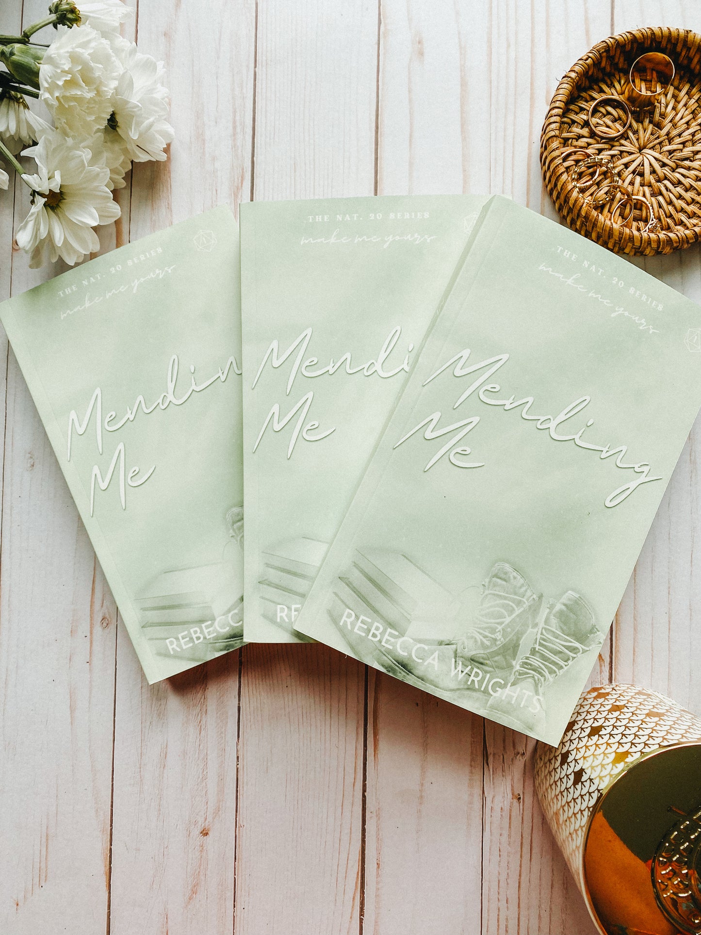 Mending Me Signed Paperback | Nat. 20 Series Book 1