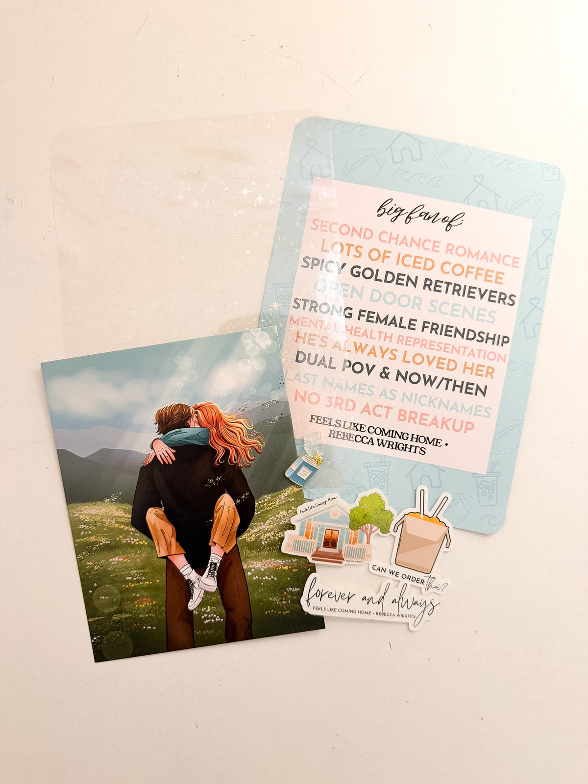 Feels Like Coming Home Kindle Refresher Kit | Insert, Dust Charm, Stickers, Character Art