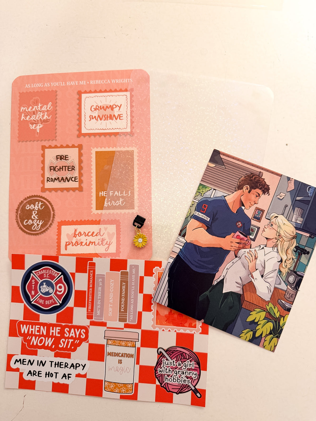 As Long As You'll Have Me Kindle Refresher Kit | Insert, Dust Charm, Stickers, Character Art