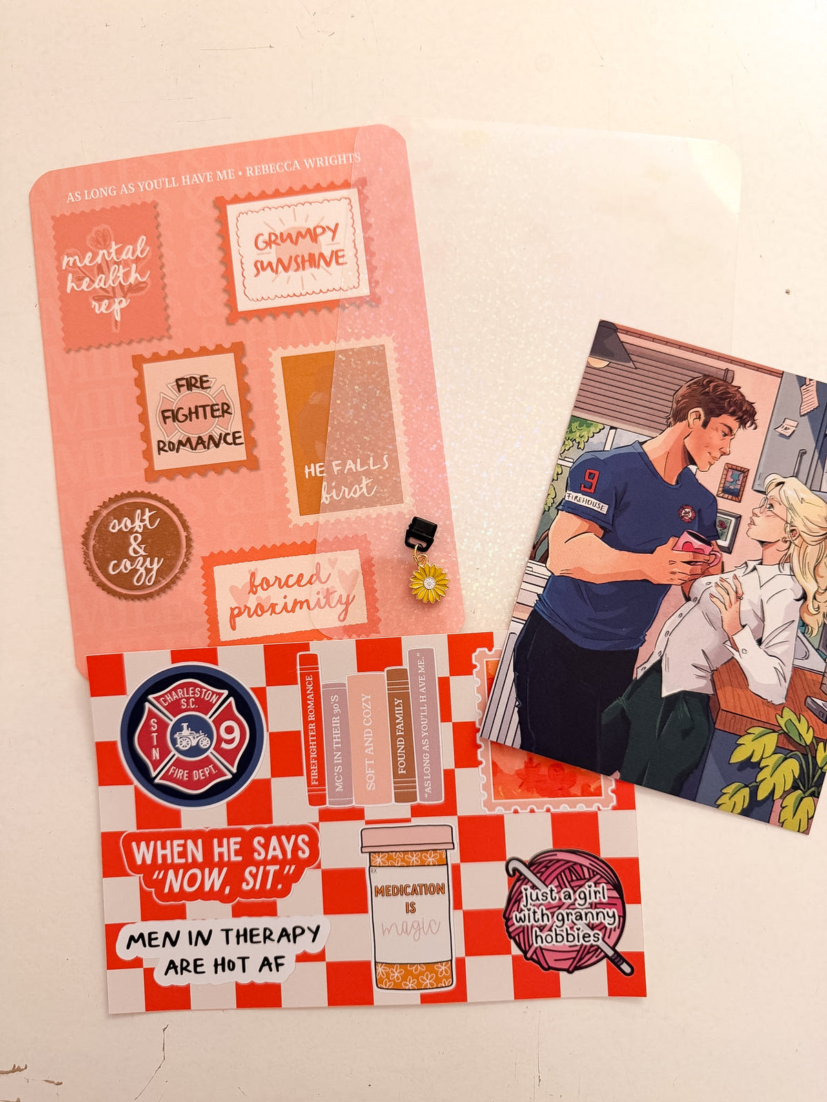 As Long As You'll Have Me Kindle Refresher Kit | Insert, Dust Charm, Stickers, Character Art