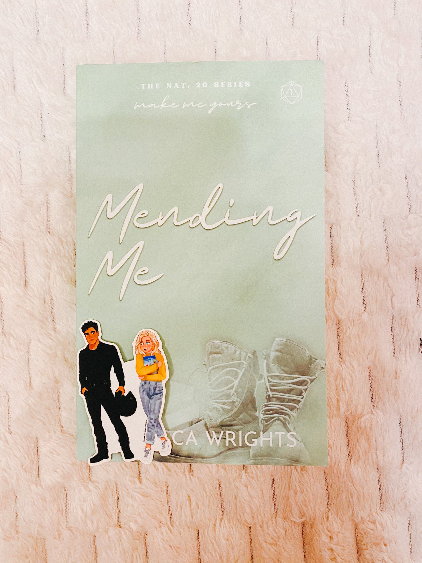 Mending Me Signed Paperback | Nat. 20 Series Book 1