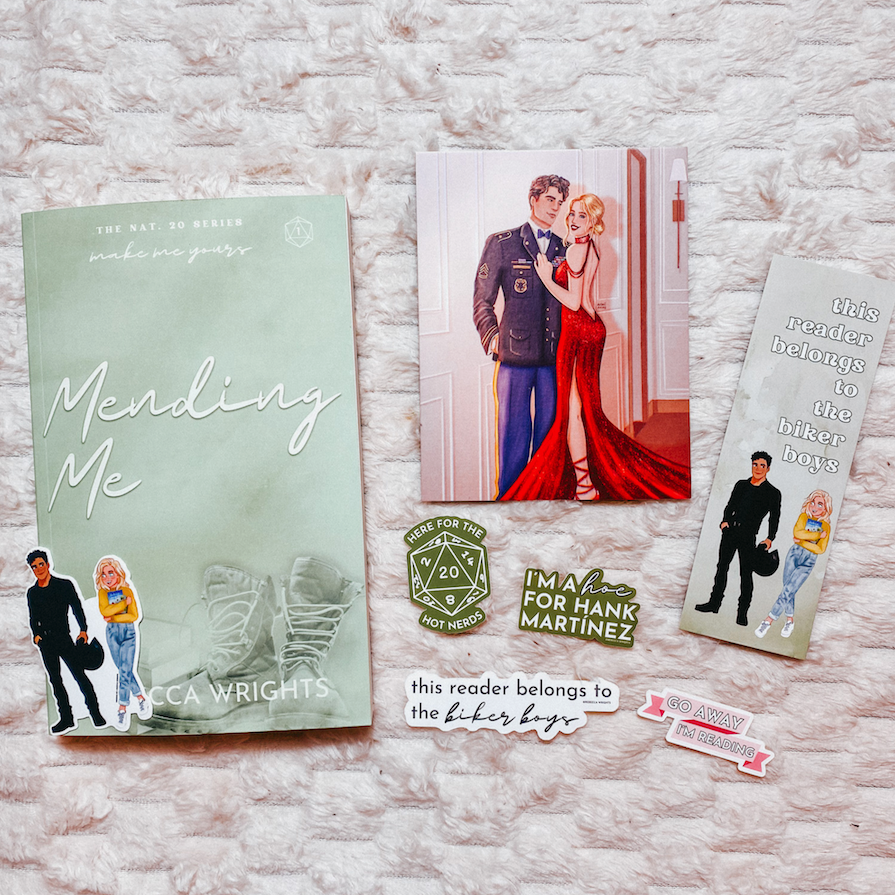 Mending Me Signed Paperback | Nat. 20 Series Book 1