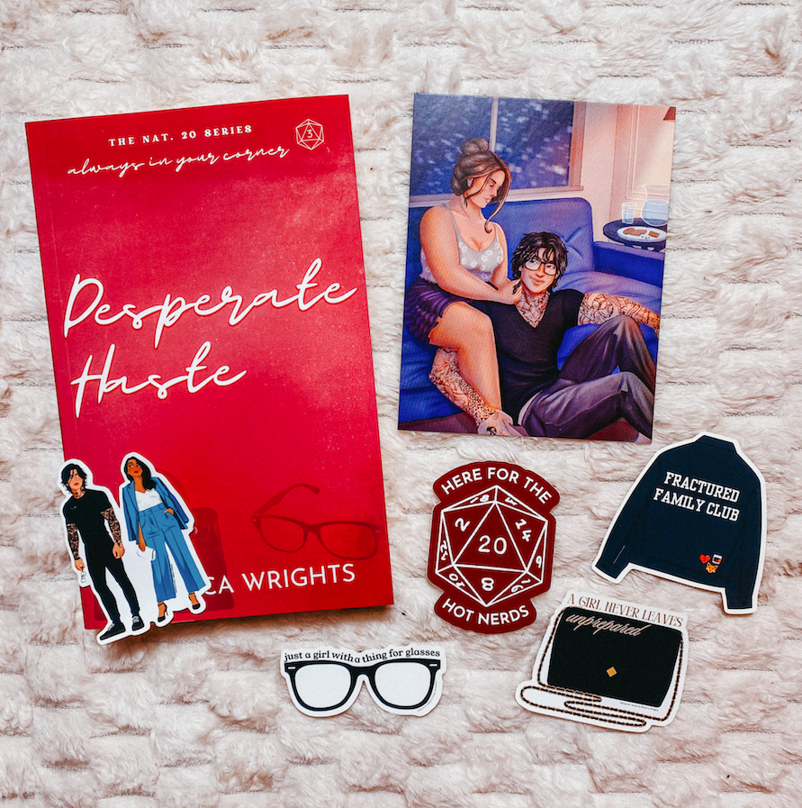 Desperate Haste Signed Paperback | Nat. 20 Series Book 3