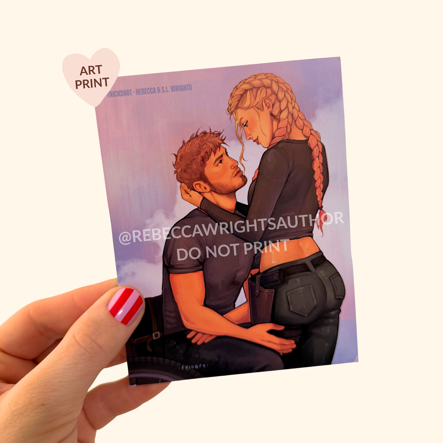 Trickshot + Lugnut Character Art Print | The Harmony Series Book 2 by Rebecca Wrights