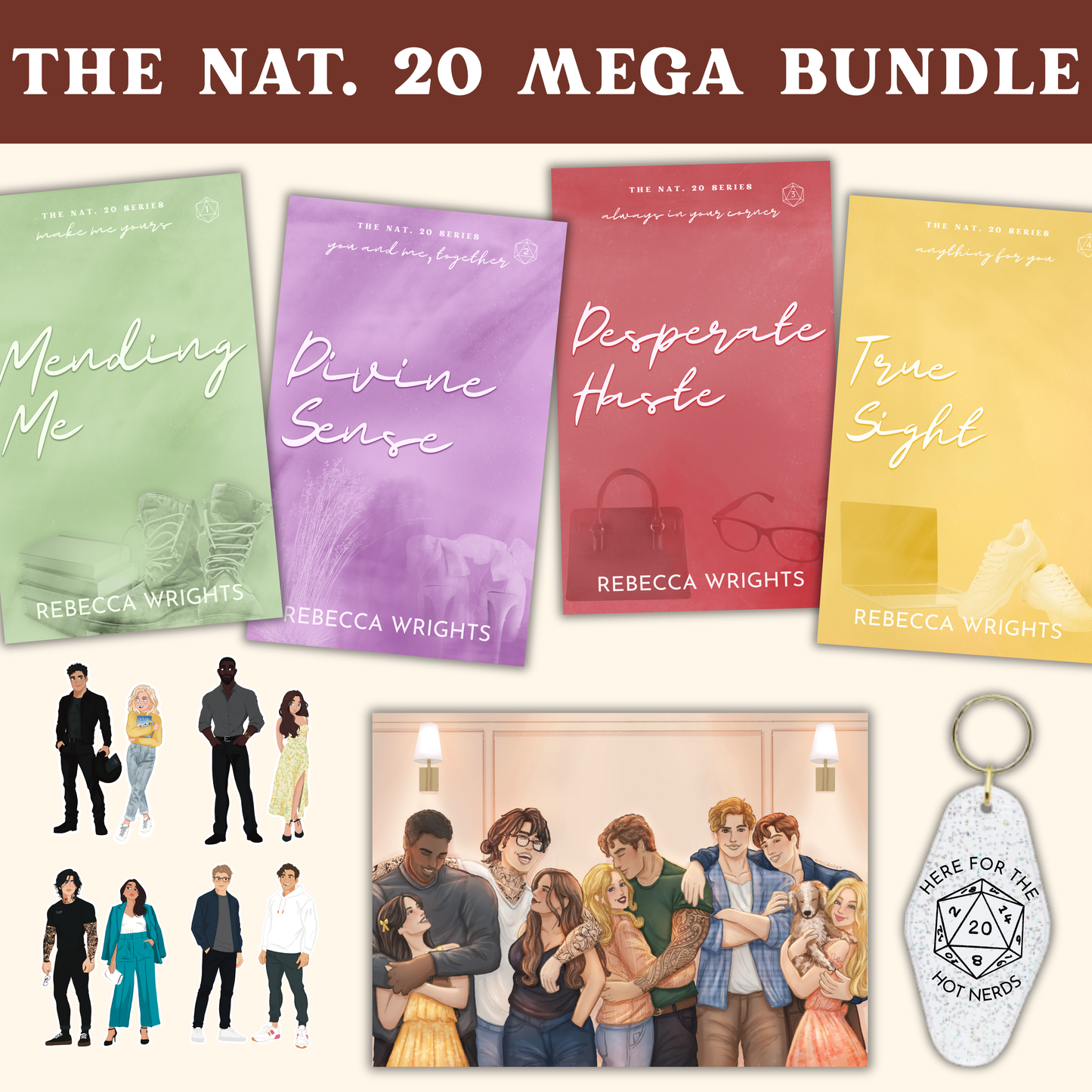 The Nat. 20 Series by Rebecca Wrights BUNDLE | Includes all Four Books!