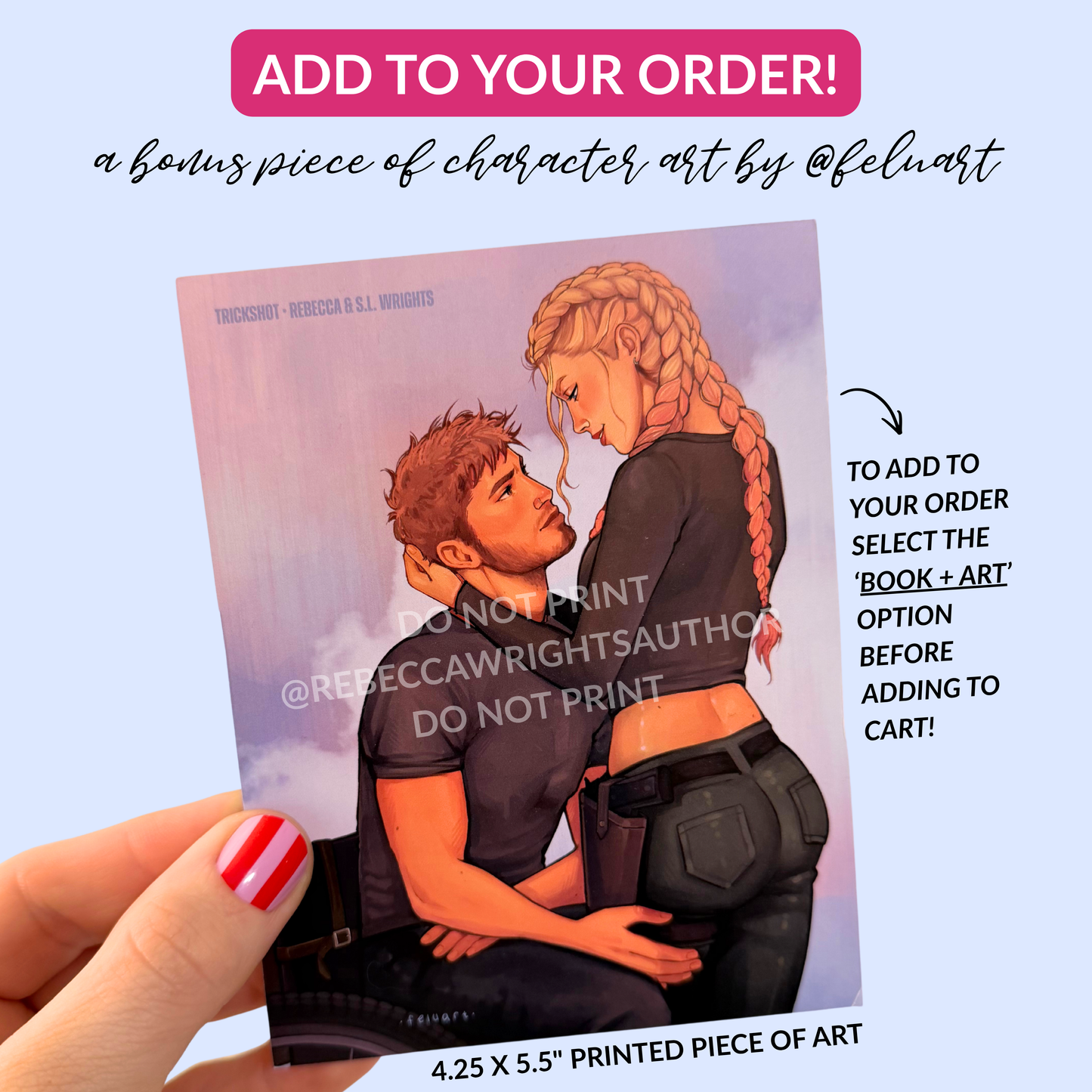 Trickshot Signed Paperback *PREORDER* | The Harmony Series Book Two by Rebecca and S.L. Wrights
